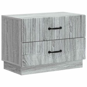 vidaXL Armadio da Notte Grigio Sonoma 62 x 34,5 x 44,5 cm