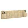 vidaXL Testiera Letto con Armadietti Legno Multistrato Rovere Sonoma