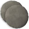 vidaXL Cuscino con cuscino HEERLEN 2 pz Grigio Chiaro Velluto