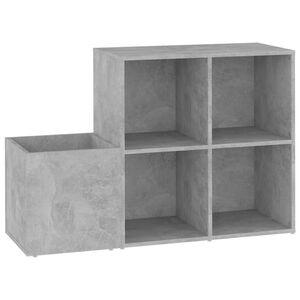 vidaXL Scarpiera Ingresso Grigio Cemento 105x35,5x70 Legno Multistrato