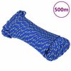 vidaXL Corda per barca Blu 5 mm 500 m in Polipropilene