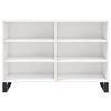 vidaXL Credenza Bianco Lucido 103,5x35x70 cm in Legno Multistrato