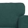 vidaXL Divano 2 pcs Verde Scuro 155 x 82 x 80 cm Tessuto