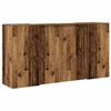 vidaXL Banco Reception Legno Vecchio 200x50x103,5 cm Legno Multistrato
