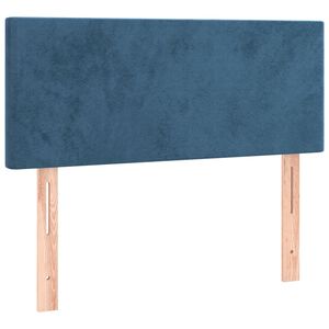 vidaXL Testiera Blu scuro 90x5x78/88 cm in Tessuto