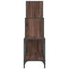 vidaXL Libreria Rovere Marrone 92x30x102cm Legno Multistrato e Metallo