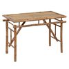 vidaXL Tavolo da Giardino Pieghevole 115x50x75 cm Bamb&ugrave;