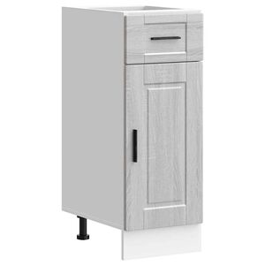 vidaXL Base da Cucina Porto Grigio Sonoma in Legno Multistrato