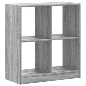 vidaXL Libreria Grigio Sonoma 68,5x32x75 cm in Legno Multistrato