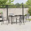 vidaXL Set da Pranzo per Giardino 5 pcs Antracite