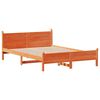 vidaXL Letto senza Materasso Marrone Cera 160x200 cm in Legno di Pino