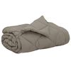 vidaXL Duvet Estivo Grigio chiaro 240 x 200 cm Microfibra