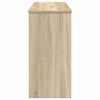 vidaXL Supporto per Tastiera Rovere Sonoma 130 x 32 x 64 cm
