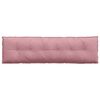 vidaXL Cuscino per Schiena Rosa 180 x 50 cm Tessuto in Cords