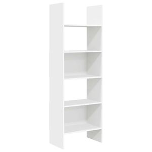 vidaXL Libreria Bianca 60x35x180 cm in Legno Multistrato