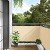 vidaXL Paravento da Balcone Crema 800x75 cm in PVC