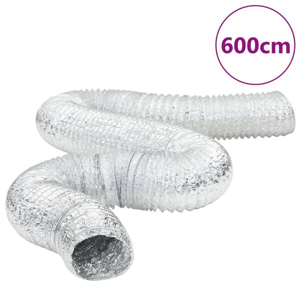 vidaXL Condotto di Ventilazione in Alluminio 6m &Oslash;15cm