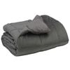 vidaXL Duvet Invernale 200 x 200 cm Inverno Grigio chiaro Traspirante