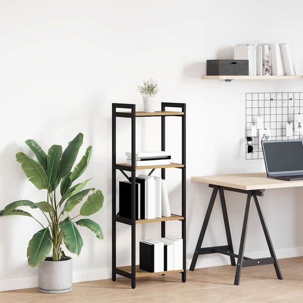 vidaXL Libreria Rovere artigianale 40 x 30 x 85 cm Legno multistrato