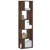 vidaXL Libreria 5 Ripiani Rovere Marrone 45x23,5x162,5cm Multistrato