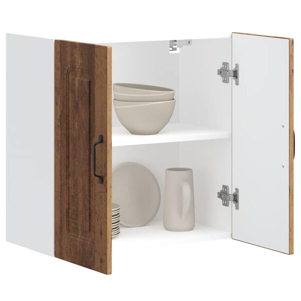 vidaXL Pensile da Cucina Kalmar Legno Vecchio in Legno Multistrato