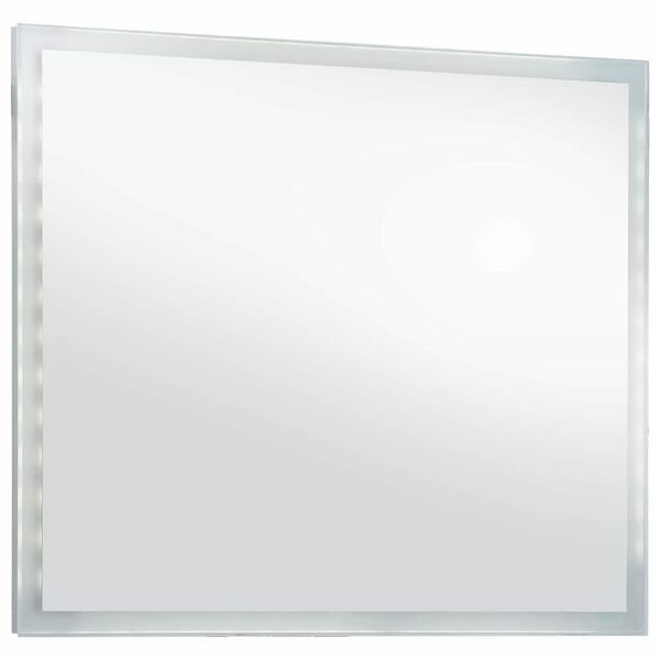 vidaXL Specchio da Parete a LED per Bagno 60x50 cm
