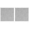 vidaXL Gradini per Scale 2 pz 40 x 40 cm Argento Alluminio Quadrato
