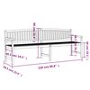 vidaXL Panca da Giardino 228x59,5x90 cm in Legno Massello di Teak