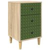 vidaXL Armadio da Notte GELEEN Rovere Sonoma 36 x 33 x 60 cm