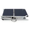 Campart Travel Lettino da Campeggio Pieghevole Rome Blu 200x67x35 cm