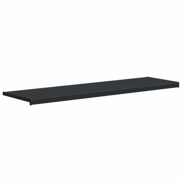 vidaXL Soglia della Finestra Anthracite con Venatura di Legno PVC