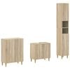 vidaXL Set di armadietti da bagno in 3 pezzi ARNHEM Rovere Sonoma