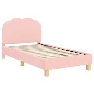 vidaXL Struttura letto bambini con testata Rosa 80 x 160 cm