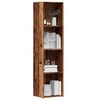 vidaXL Libreria Legno Antico 36x30x143 cm in Legno Multistrato