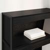vidaXL Armadio per Libri Rovere Nero 80 x 30 x 155 cm
