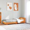 vidaXL Letto senza Materasso Marrone Cera 100x200 cm in Legno di Pino