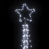 vidaXL Albero di Natale a LED 495 LED Bianco Freddo 300,5 cm
