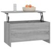 vidaXL Tavolino Grigio Sonoma 102x55,5x52,5 cm in Legno Multistrato