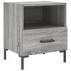 vidaXL Comodini 2 pz Grigio Sonoma 40x35x47,5 cm in Legno Multistrato