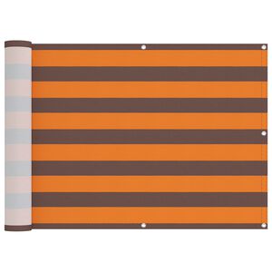 vidaXL Schermo da balcone 75 x 200 cm Tessuto Oxford Rettangolare
