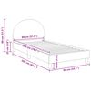 vidaXL Struttura letto bambini con testata Rosa 80 x 200 cm