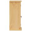 vidaXL Mobile Bagno a Parete Corona 45x27x64,5cm Legno Massello Pino