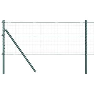 vidaXL Palo per recinzione interrato 13 pz Verde