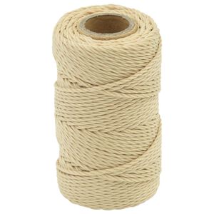 vidaXL Corda da Barca 2 mm 25 m Naturale