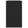 vidaXL Credenza Nera 120x41x75 cm in Truciolato