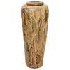 vidaXL Vaso Decorativo 40x100 cm in Legno Massello di Teak