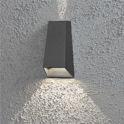 KONSTSMIDE Lampada da Parete a LED Imola 2x3 W Grigio Scuro