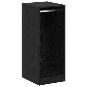 vidaXL Guardaroba Rovere Nero 41 x 48 x 102 cm Legno ingegnerizzato