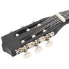 vidaXL Chitarra Classica per Principianti e Bambini Nera 3/4 36"