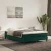 vidaXL Struttura Letto a Rete a Molle Verde Scuro 140x200 cm in Velluto